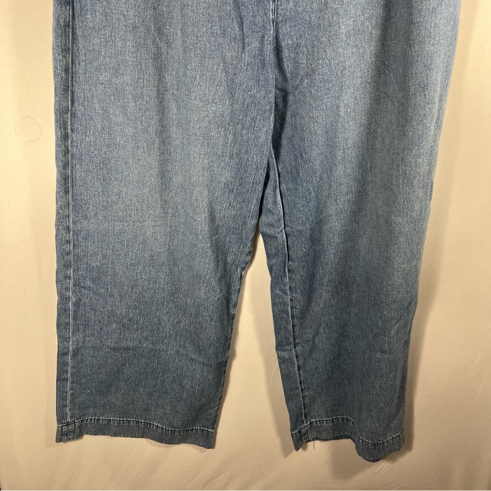 Rag &‎ Bone Aurora Pleated Trousers Winwood Blue Wide Leg Jeans Size 28 - Picture 4 of 11
